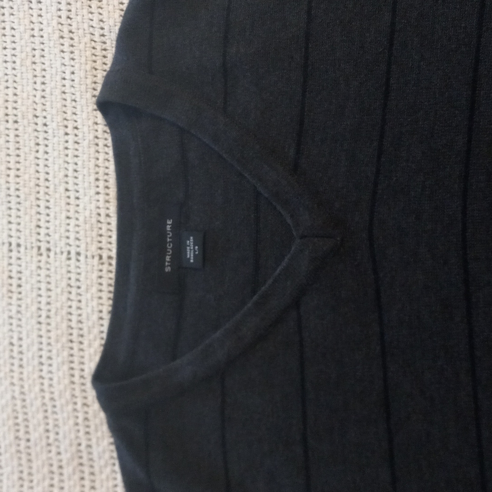 V Neck Sweater Men's L